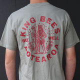 King Bees T-Shirt - Aotearoa Badge