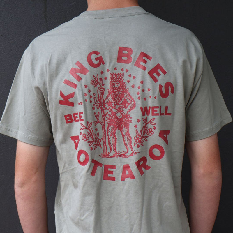 King Bees T-Shirt - Aotearoa Badge